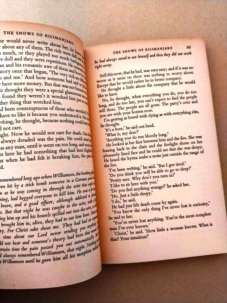 The Snows of Kilimanjaro, Ernest Hemingway