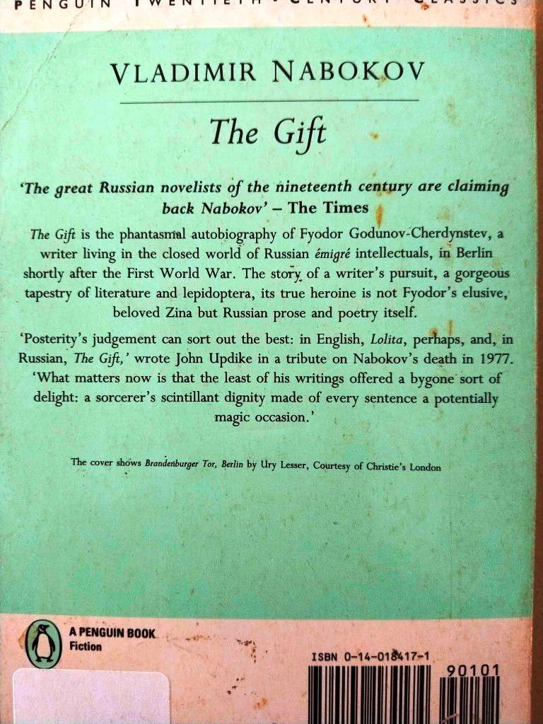 The Gift, Vladimir Nabokov