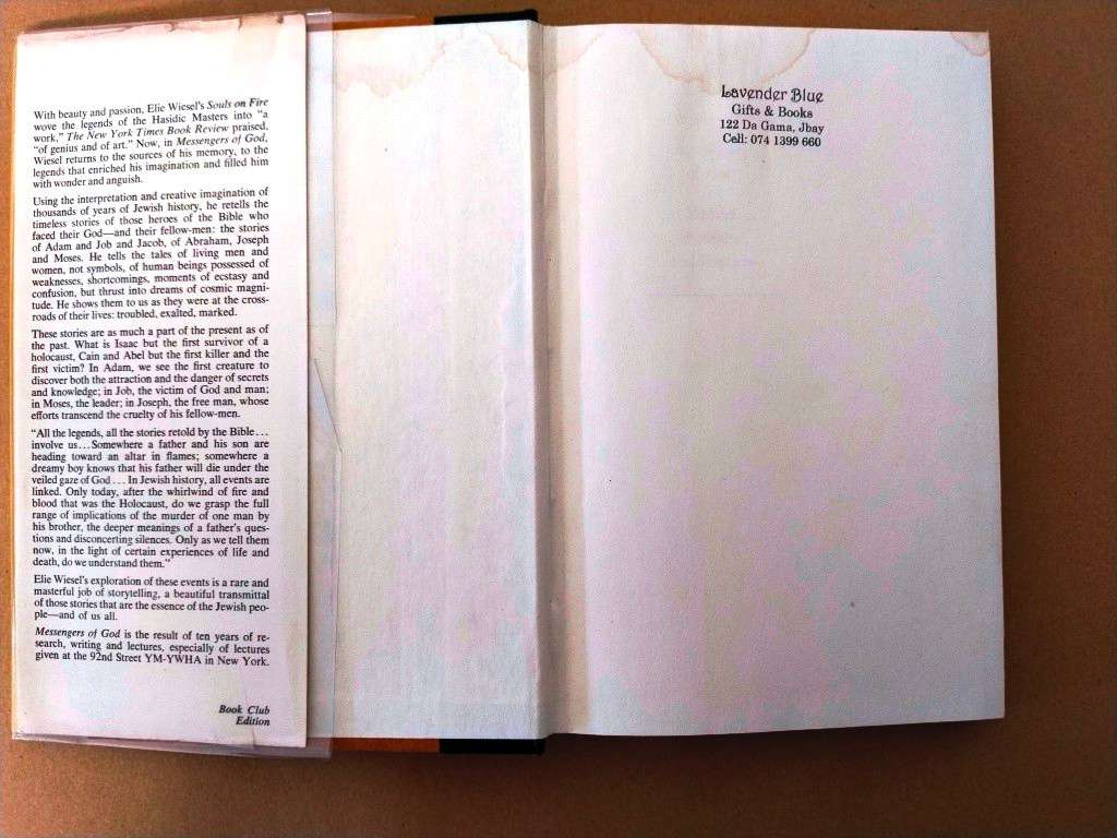 Messengers of God - Biblical Portraits and Legends, Elie Wiesel