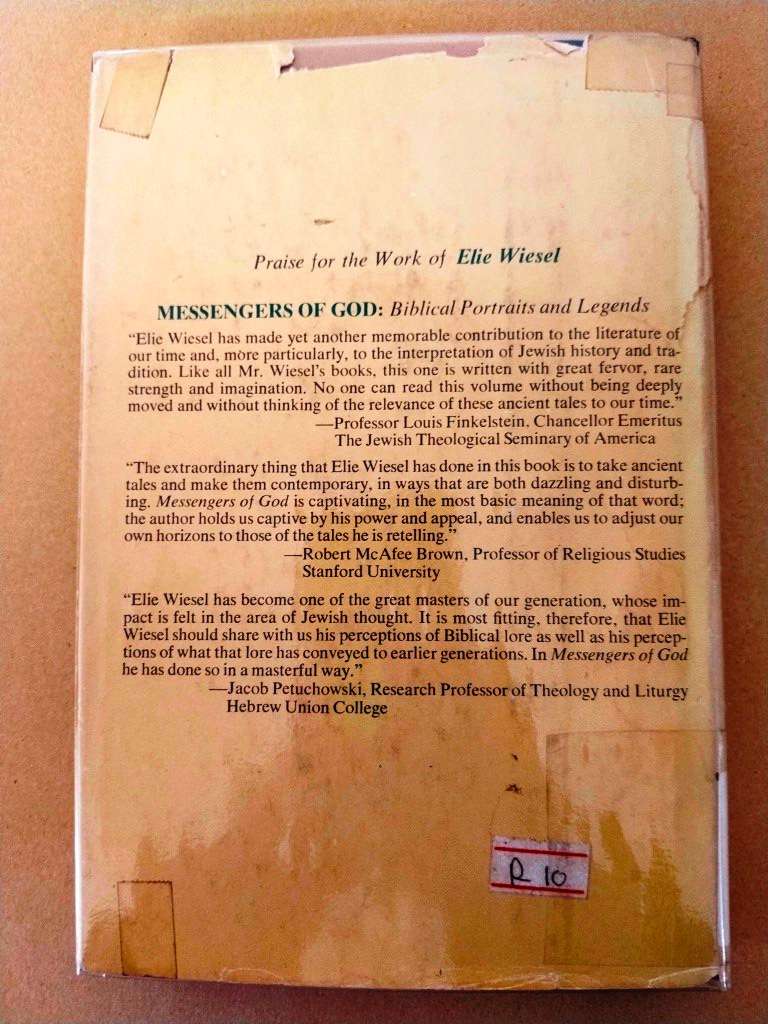Messengers of God - Biblical Portraits and Legends, Elie Wiesel