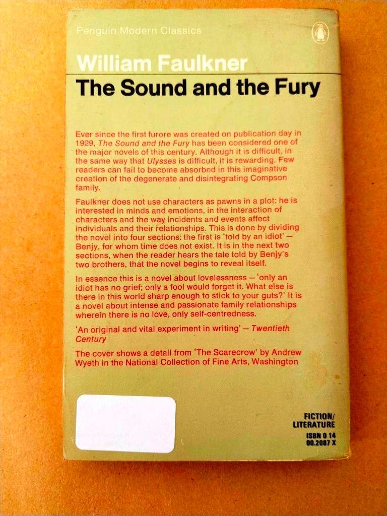 The Sound and the Fury, William Faulkner