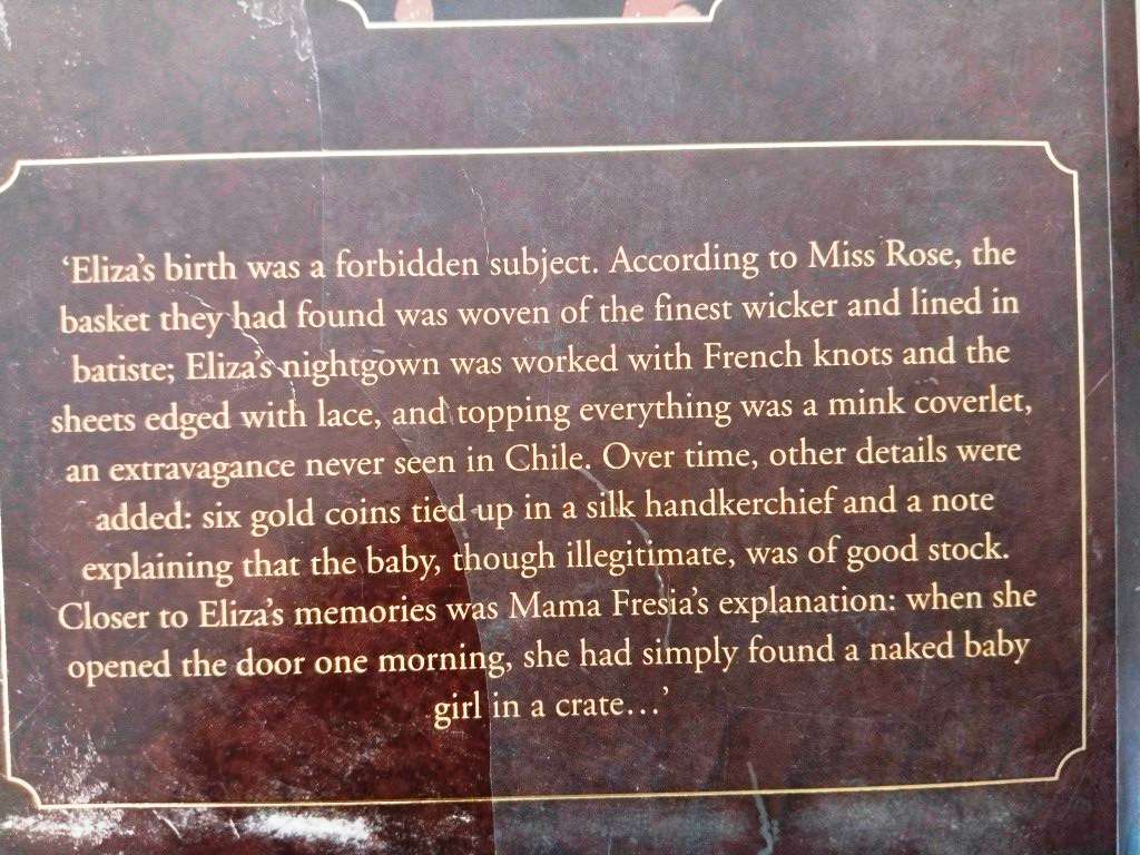 Daughter of Fortune, Isabel Allende