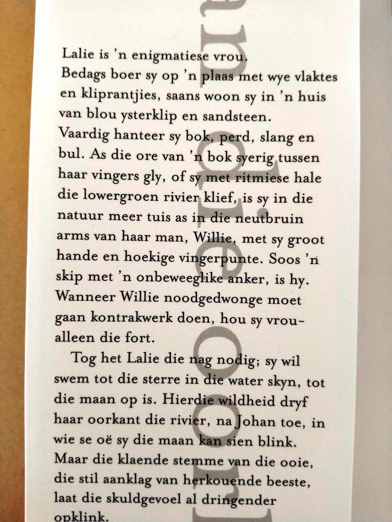 Aan die oorkant, Kasha Potgieter