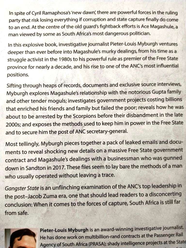 Gangster State, Pieter-Louis Myburgh