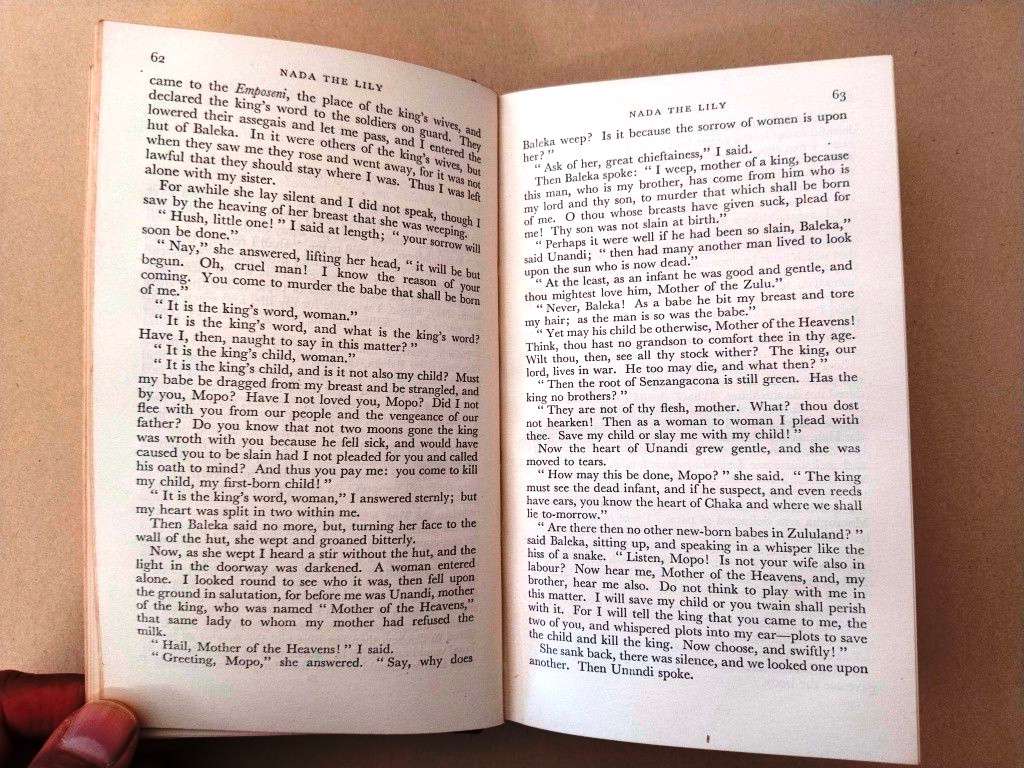 Nada the Lily, H. Rider Haggard