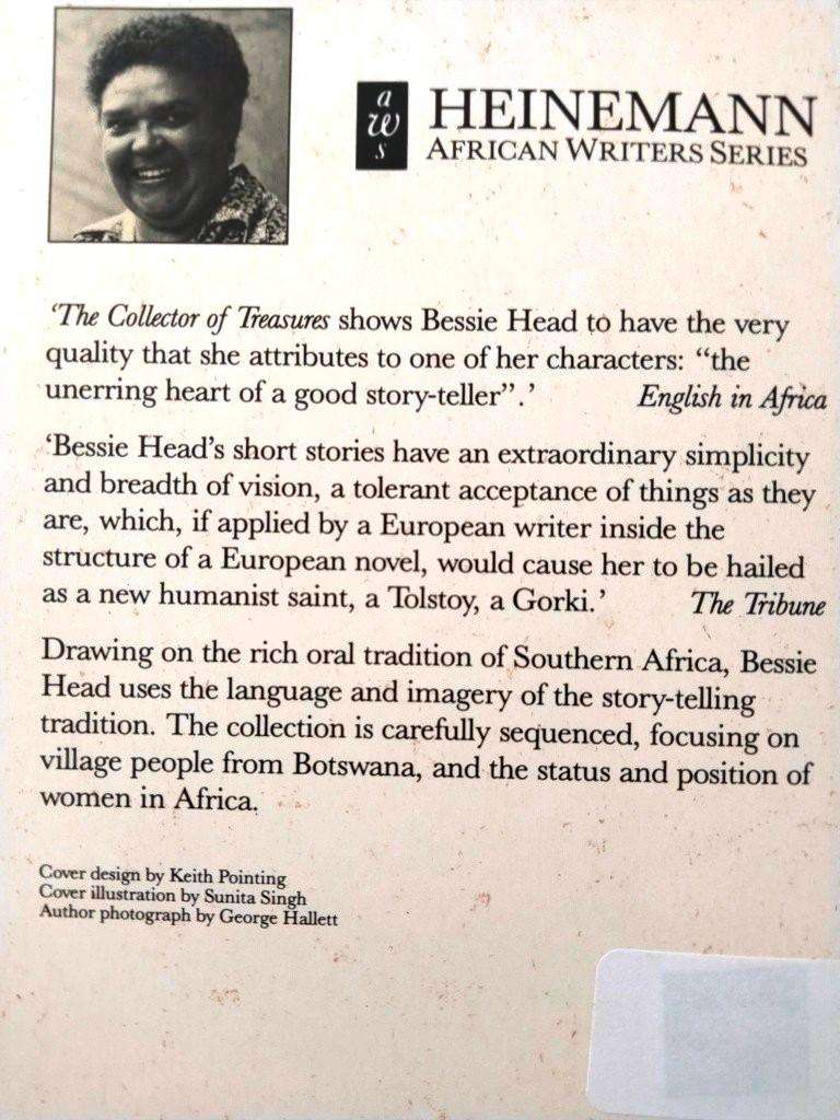 'The Collector of Treasures' and other Botswana village tales, Bessie Head