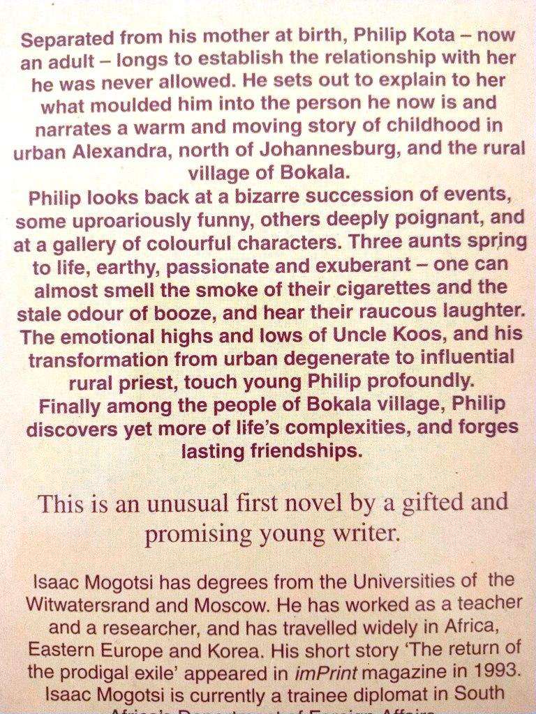 The Alexandra Tales, Isaac Mogotsi