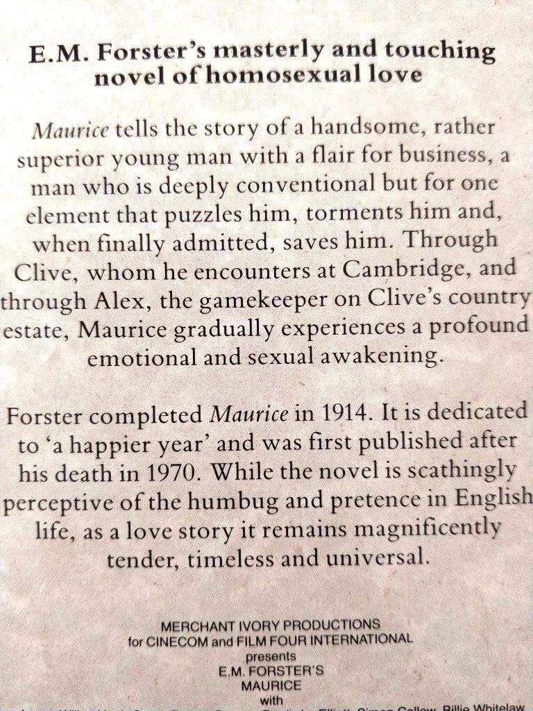 Maurice, E.M. Forster