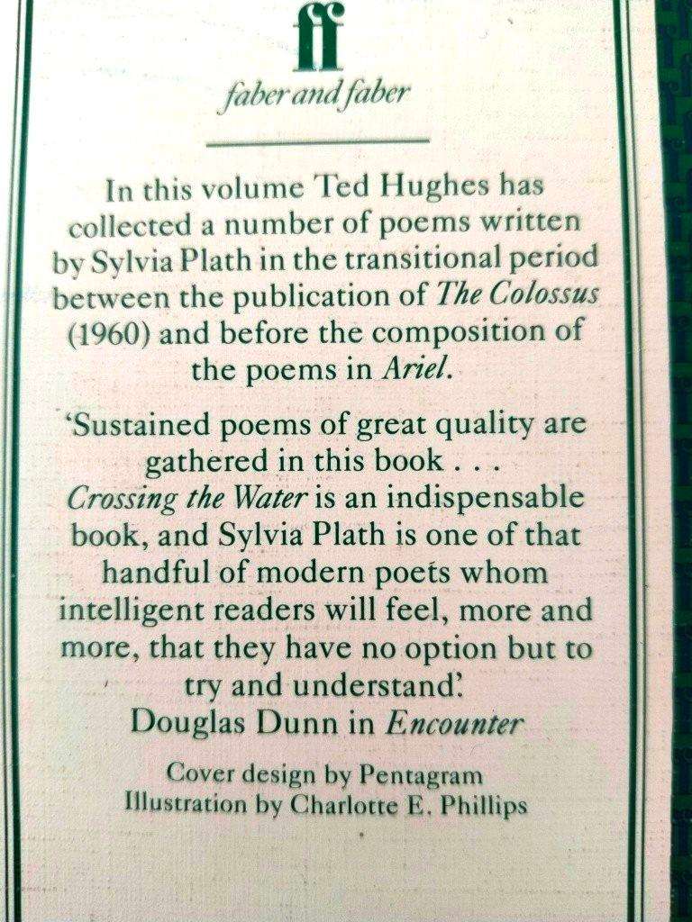 Crossing the Water, Sylvia Plath