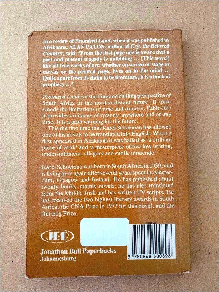 Promised Land, Karel Schoeman