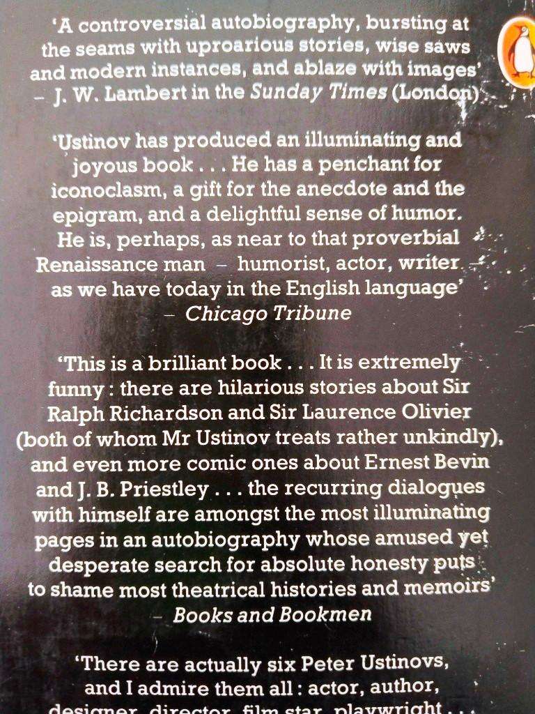 Dear Me, Peter Ustinov