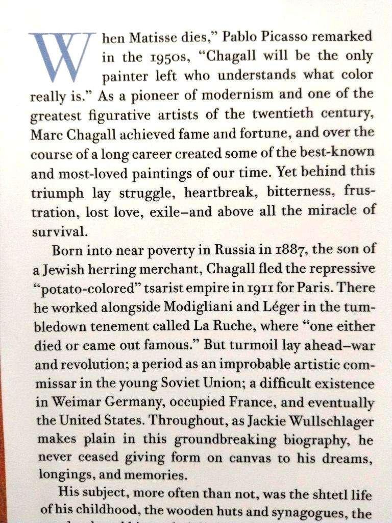 Chagall - A Biography, Jackie Wullschlager