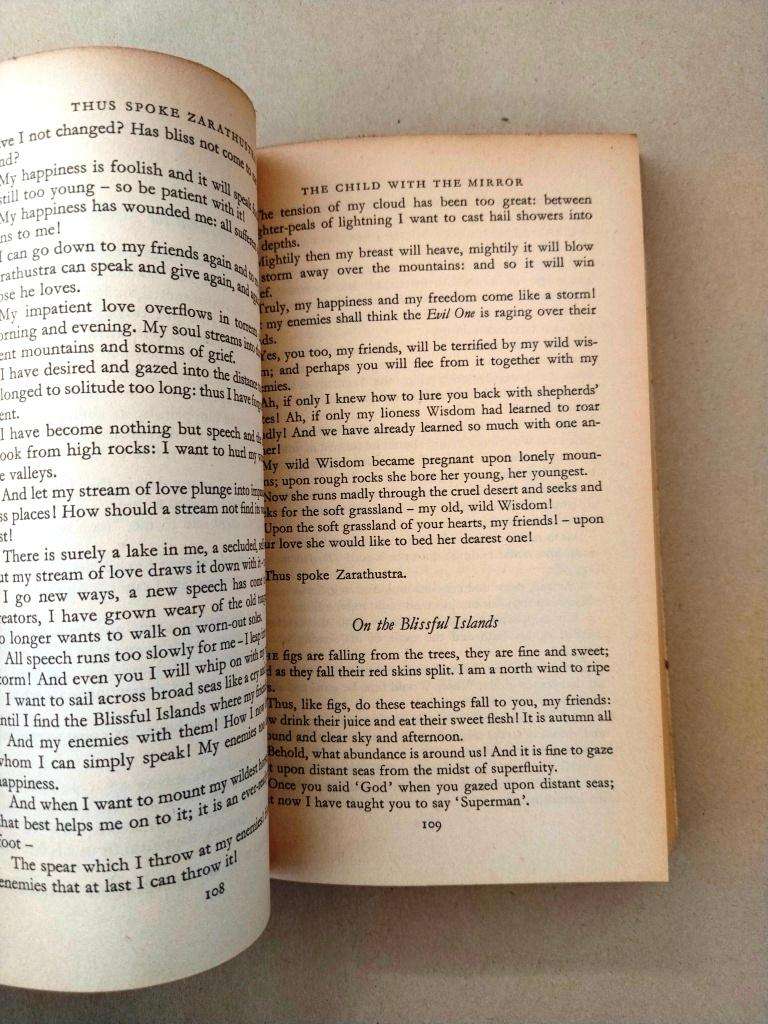 Thus Spoke Zarathustra, Friedrich Nietzsche