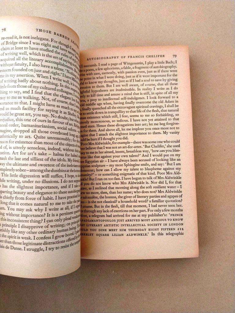 Those Barren Leaves, Aldous Huxley