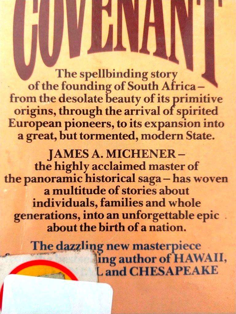 The Covenant, James A. Michener