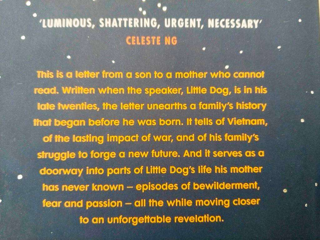 On Earth We're Briefly Gorgeous, Ocean Vuong