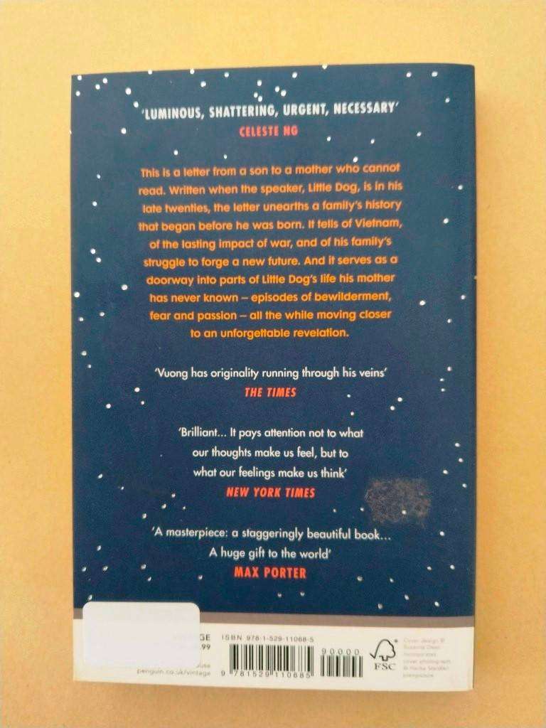 On Earth We're Briefly Gorgeous, Ocean Vuong