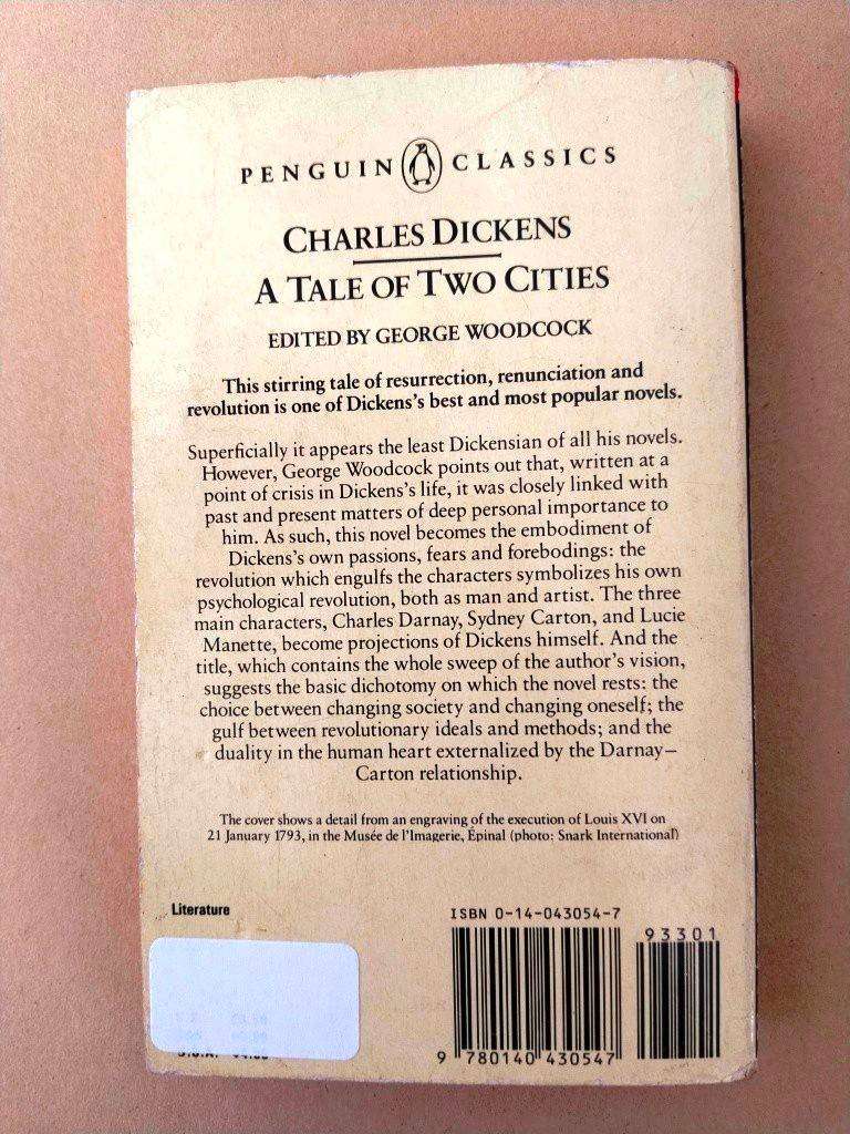 A Tale of Two Cities, Charles Dickens