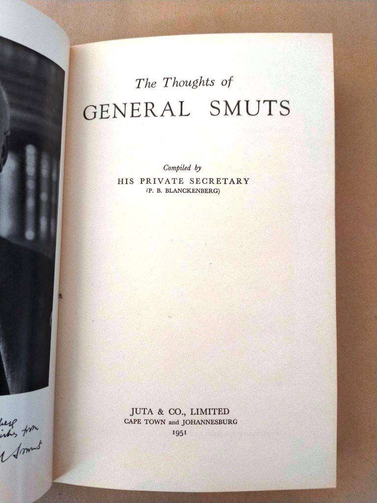 The Thoughts of General Smuts