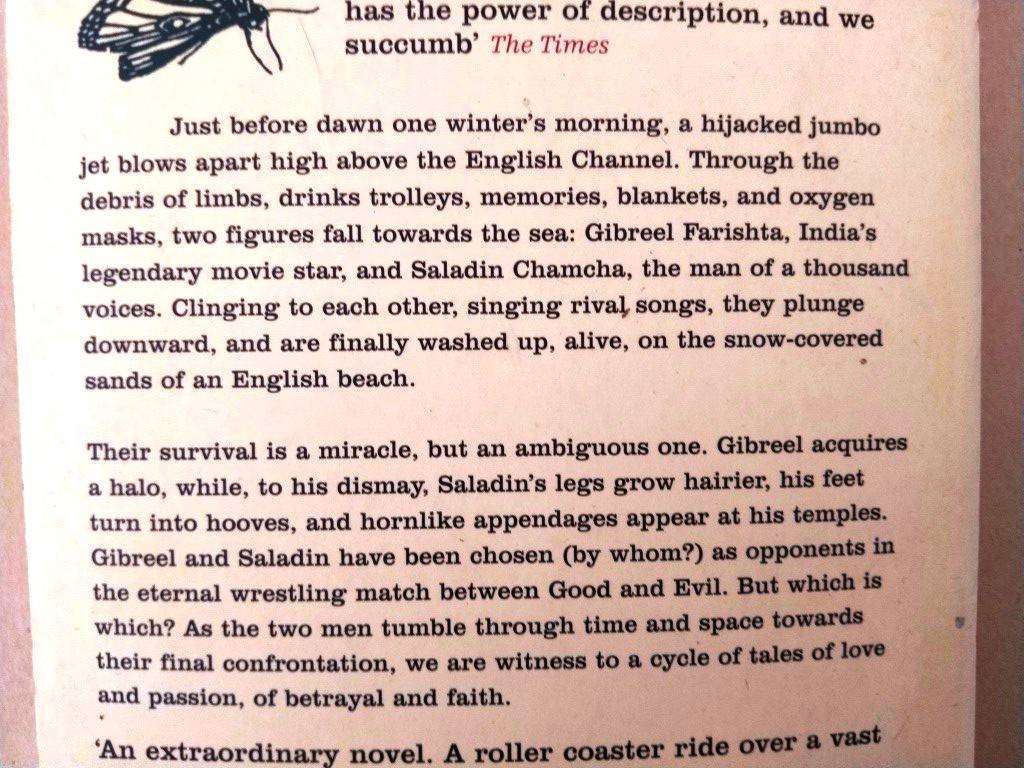 The Satanic Verses, Salman Rushdie