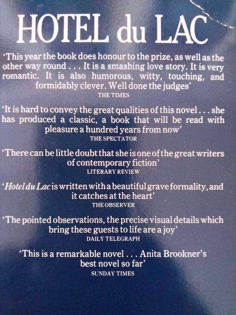 Hotel du Lac, Anita Brookner