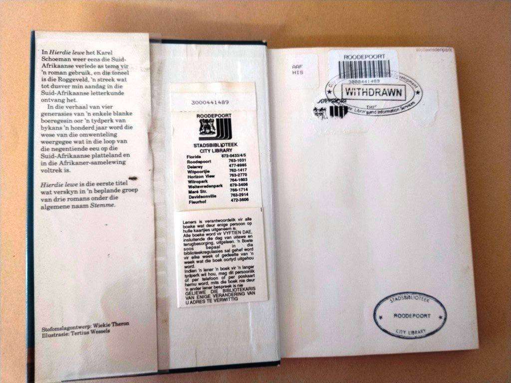 Hierdie Lewe, Karel Schoeman