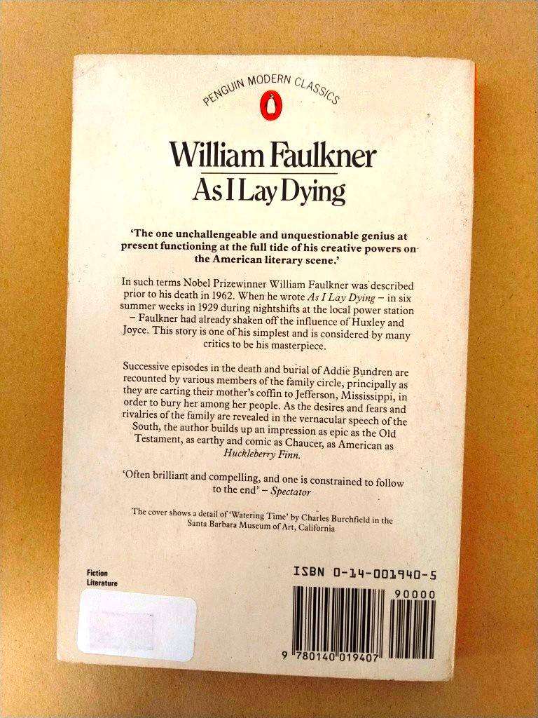 As I Lay Dying, William Faulkner