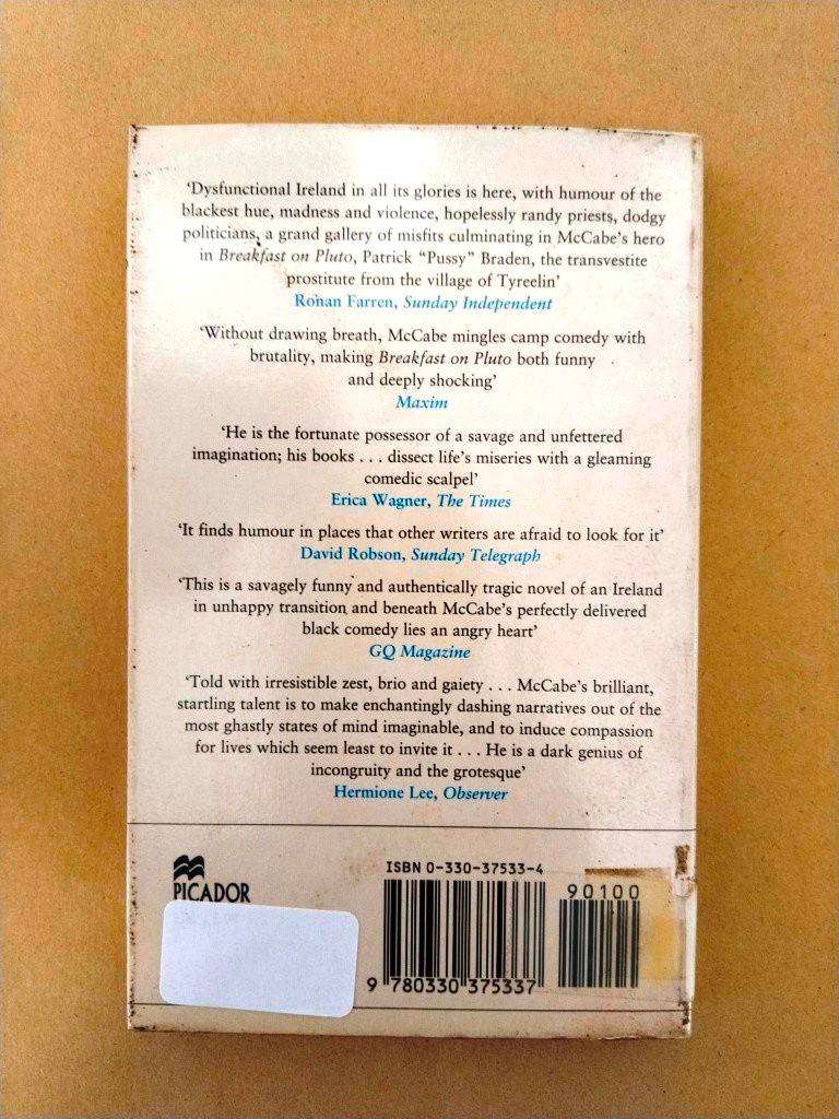 Breakfast on Pluto, Patrick McCabe