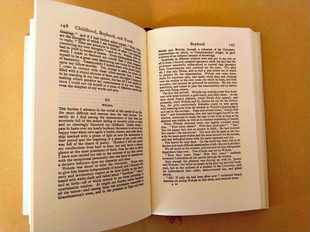 Childhood, Boyhood and Youth, Leo Tolstoy