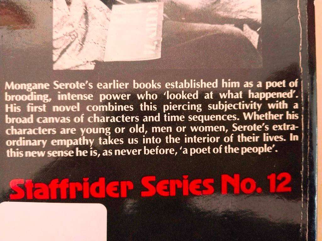 To Every Birth Its Blood, Mongane Serote