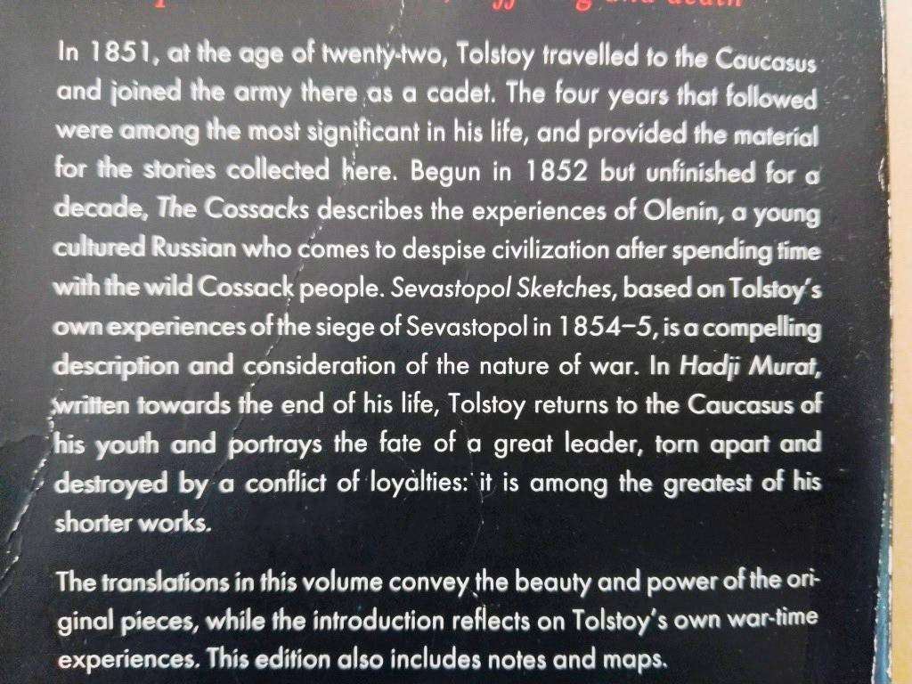 The Cossacks and other Stories, Leo Tolstoy