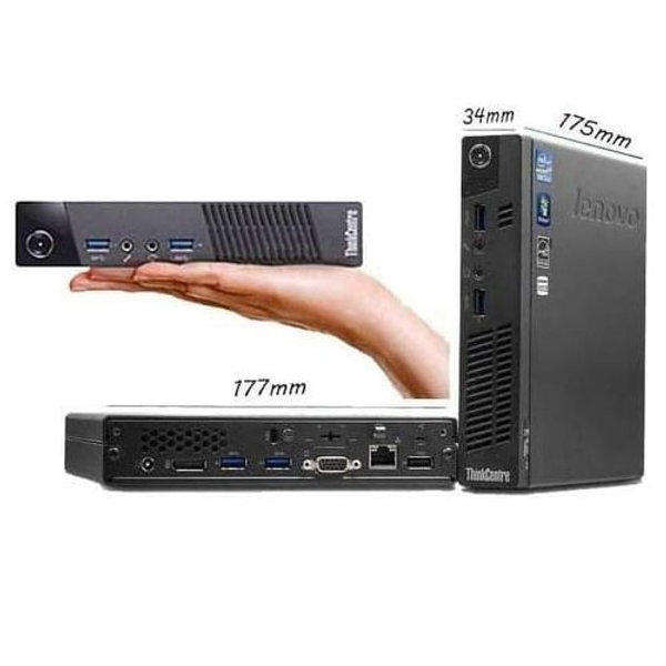LENOVO ThinkCentre M72E (includes dvd drive + vesa mounting) WINDOWS 11 PRO.