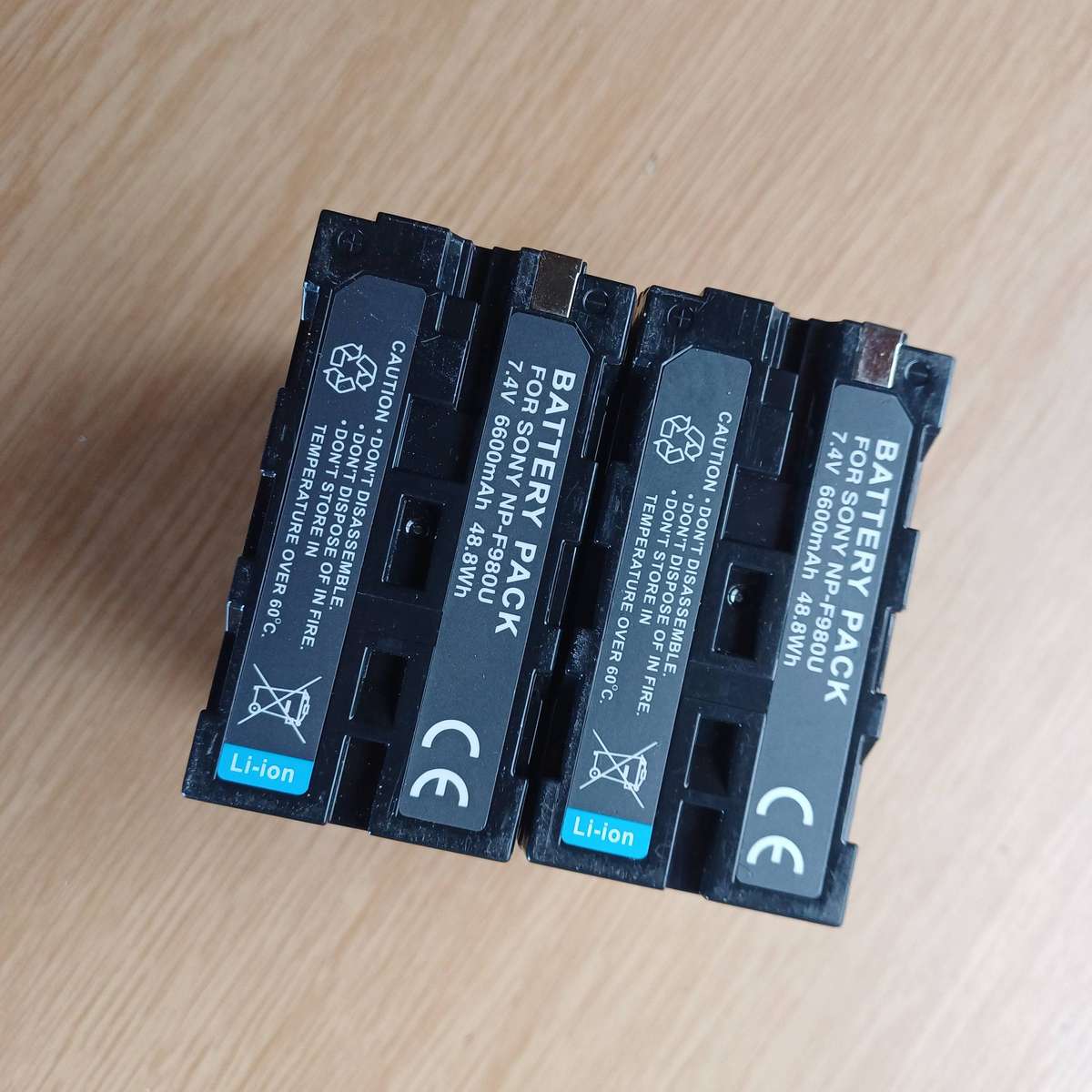 1 x NP-F980 PRO Batteries Each