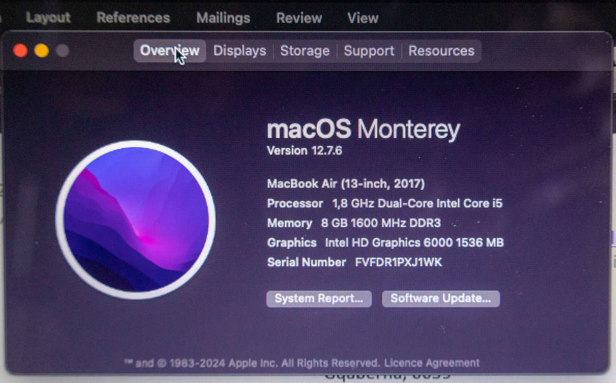 MacBook Air Core i5 2017