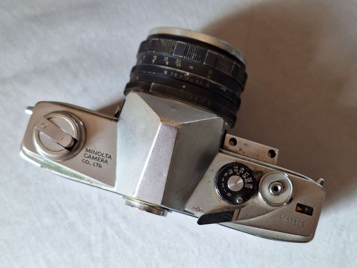 Minolta SR-1 with lenses