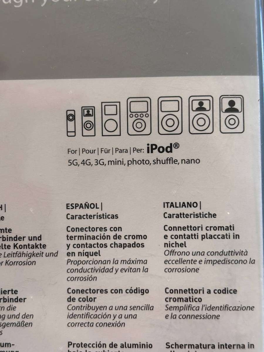 Stereo Cable for ipad belkin