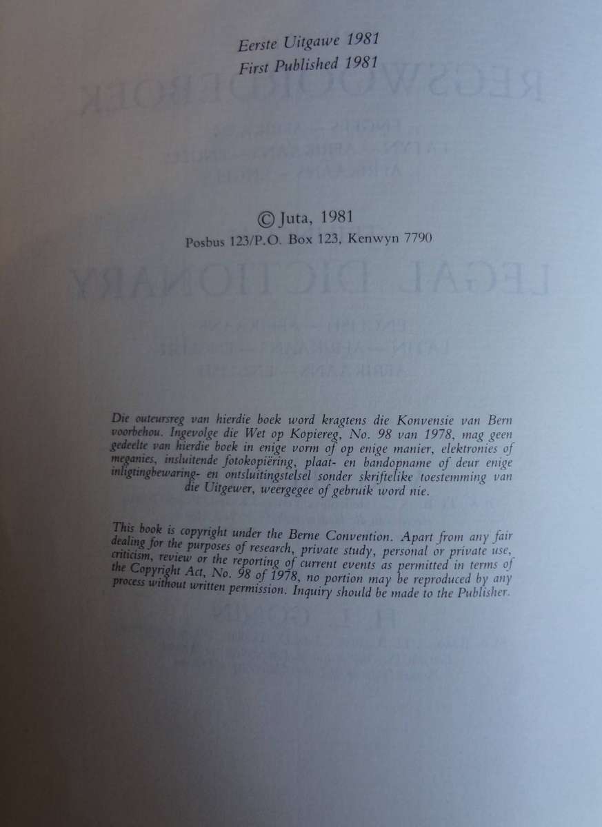 5 South African Law Books