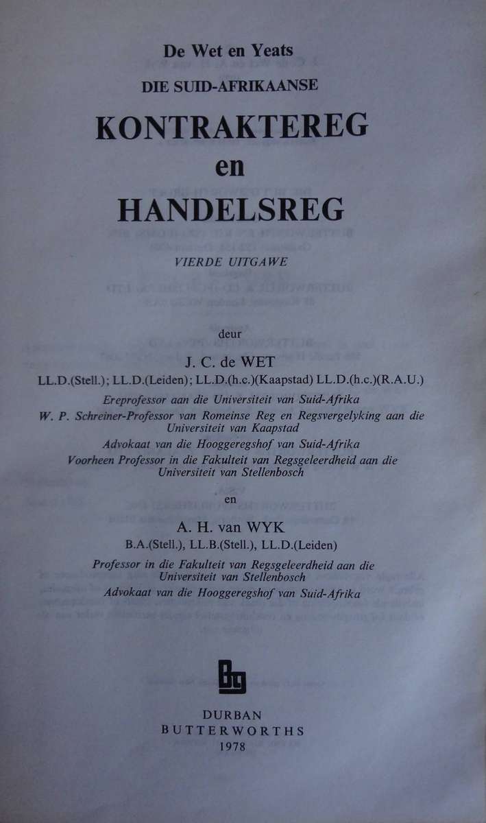 5 South African Law Books