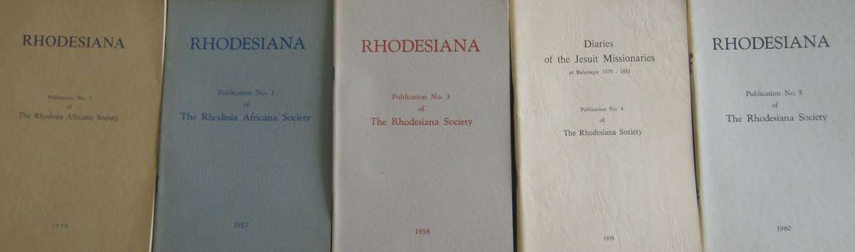 Full Set of 40 Rhodesiana Journals 1956 - 1979