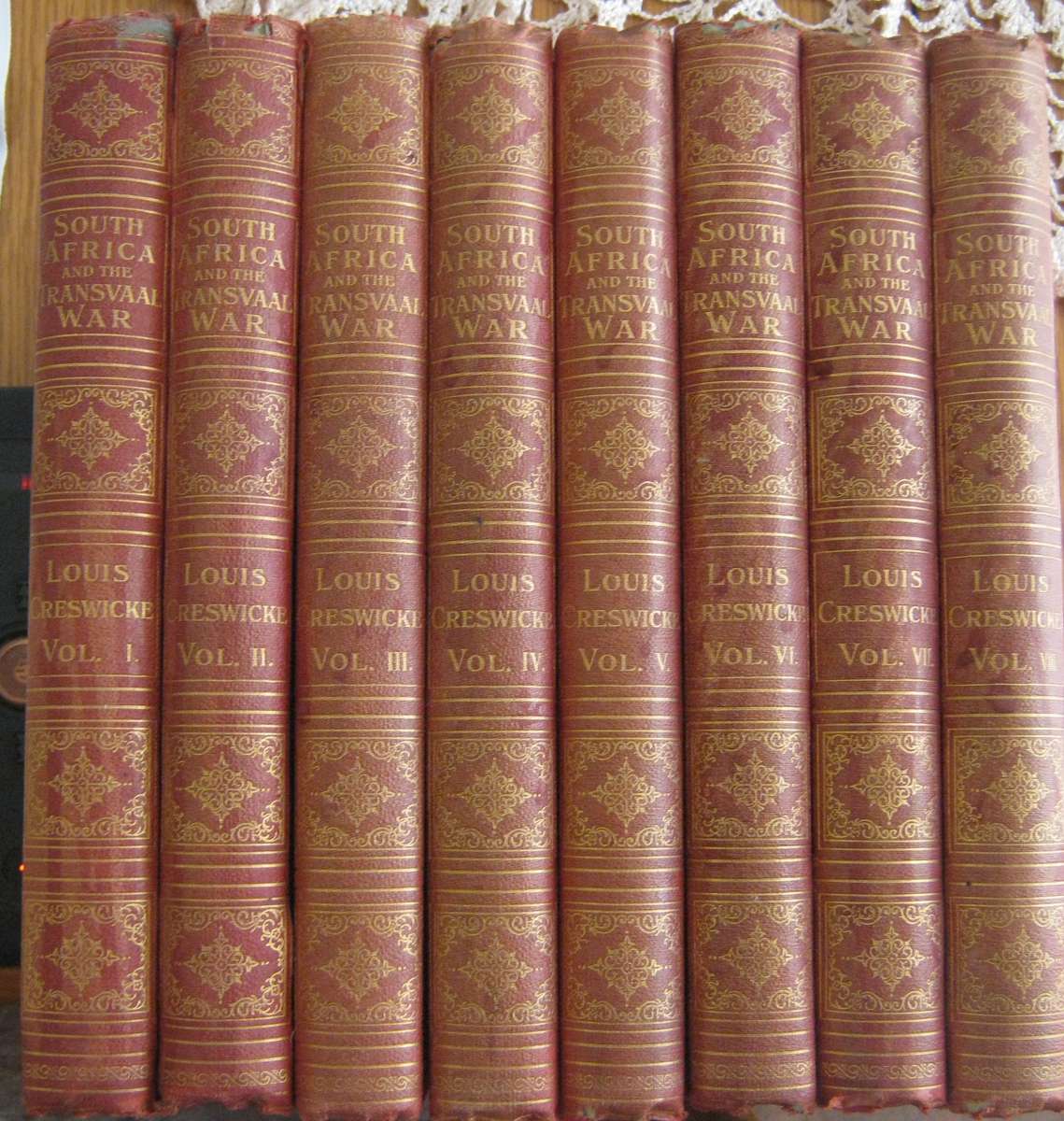South Africa and the Transvaal War- Eight Volumes Louis Creswicke