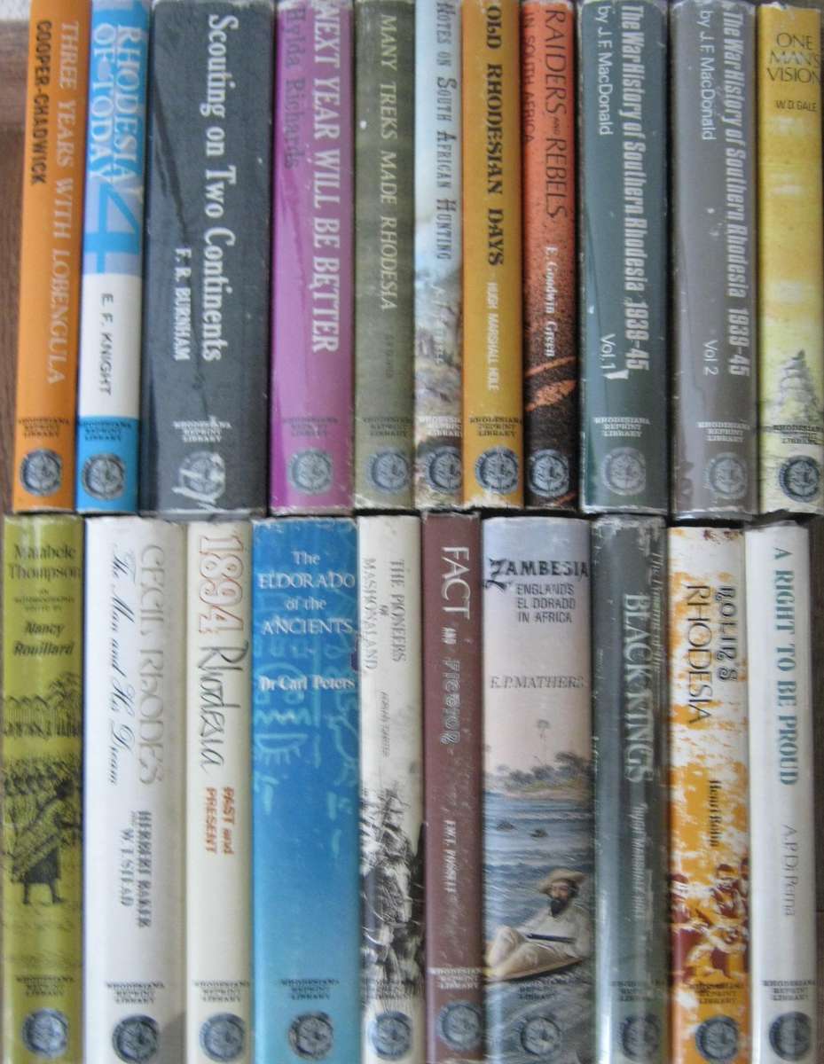 Rhodesiana Reprint Library Silver Series Set of 22 Volumes