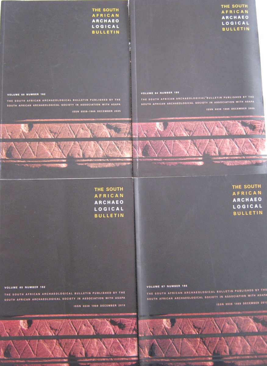 The South African Archaeological Bulletin  4 volumes