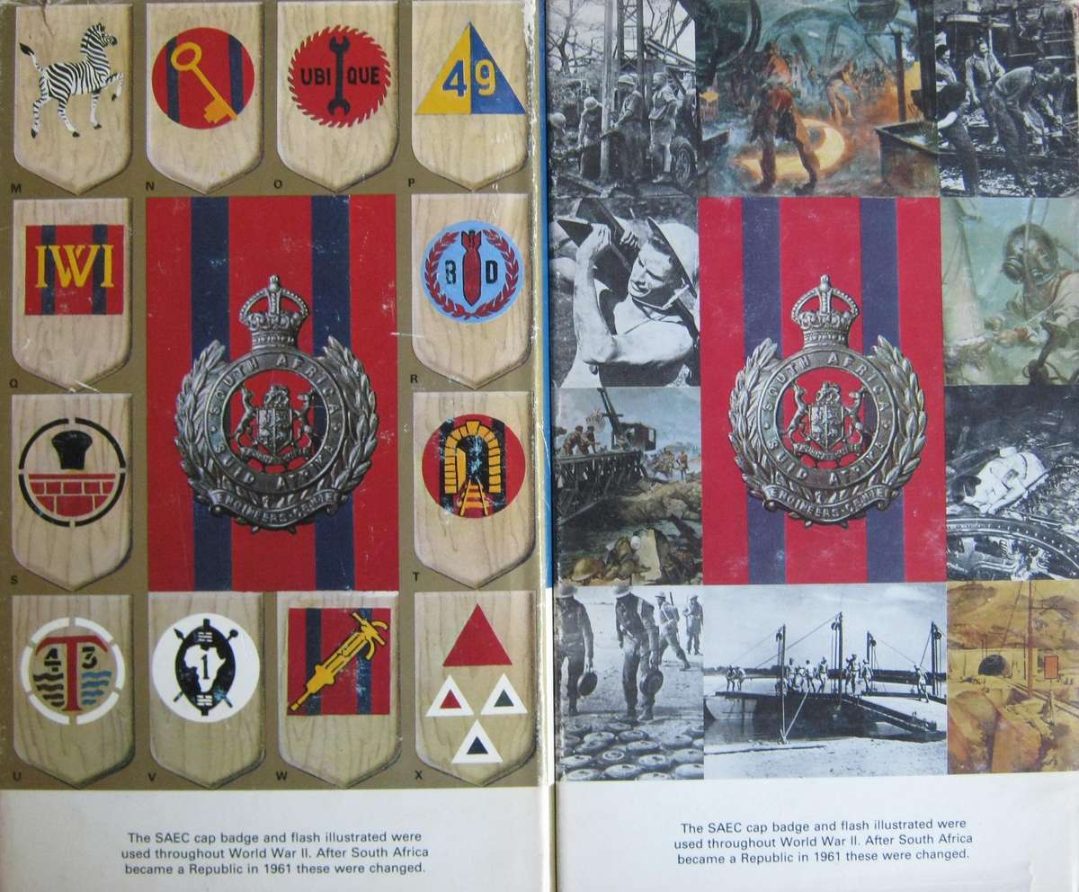 Salute the Sappers. Volume 8. Parts I & II of the South African Forces: World War II series. Signed