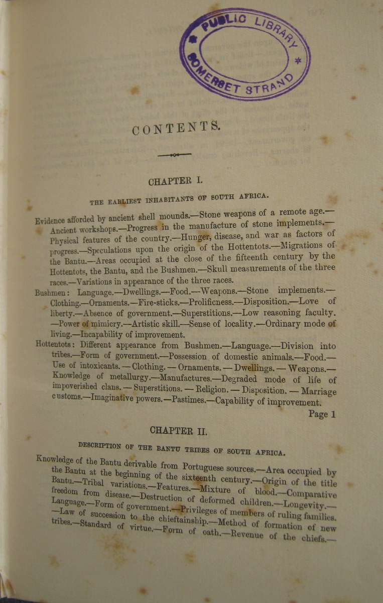 The Beginning of South African History Author: George M Theal  P