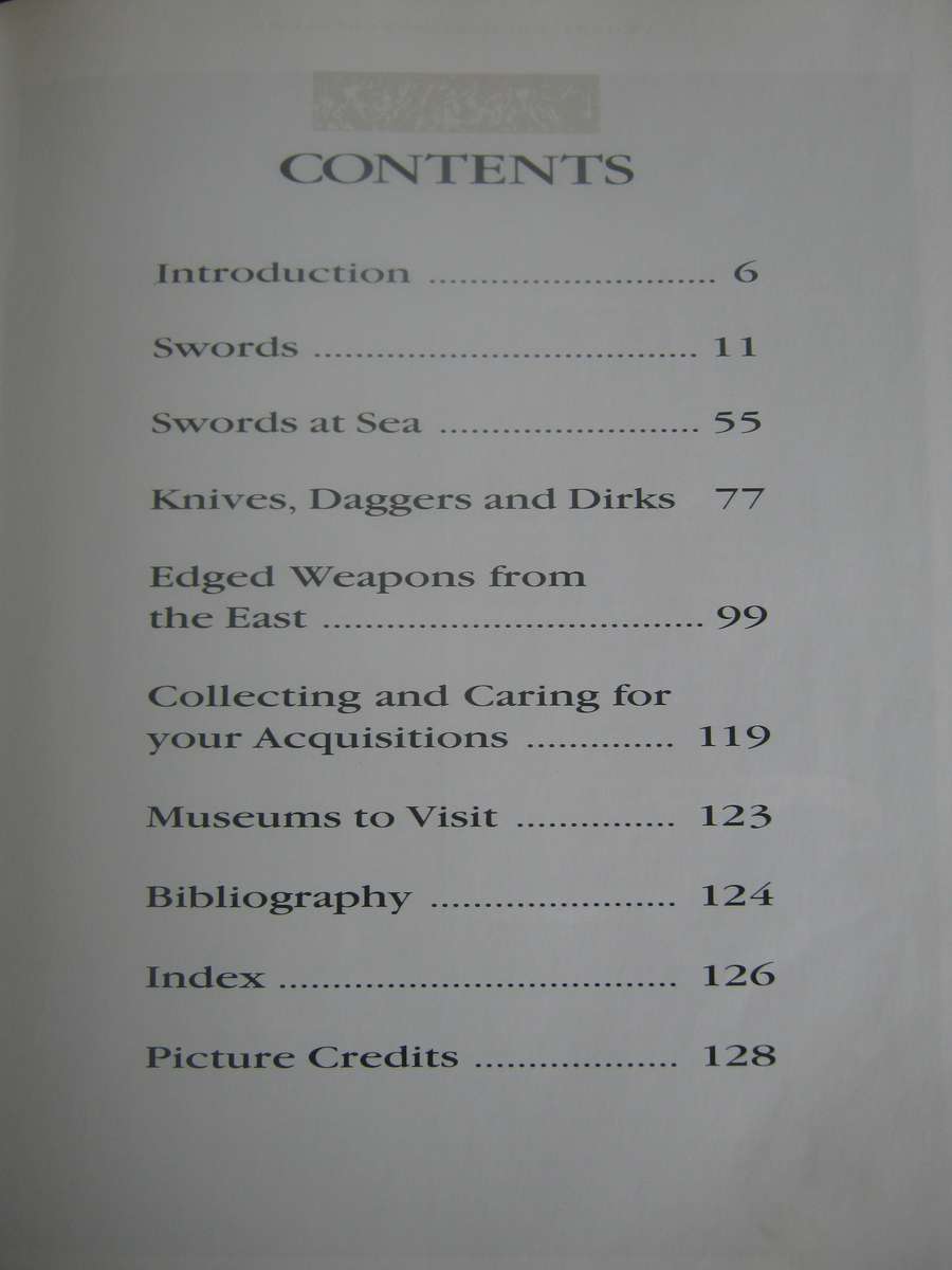 A Collectors Guide to Swords, Daggers, and Cutlasses Gerald Weland