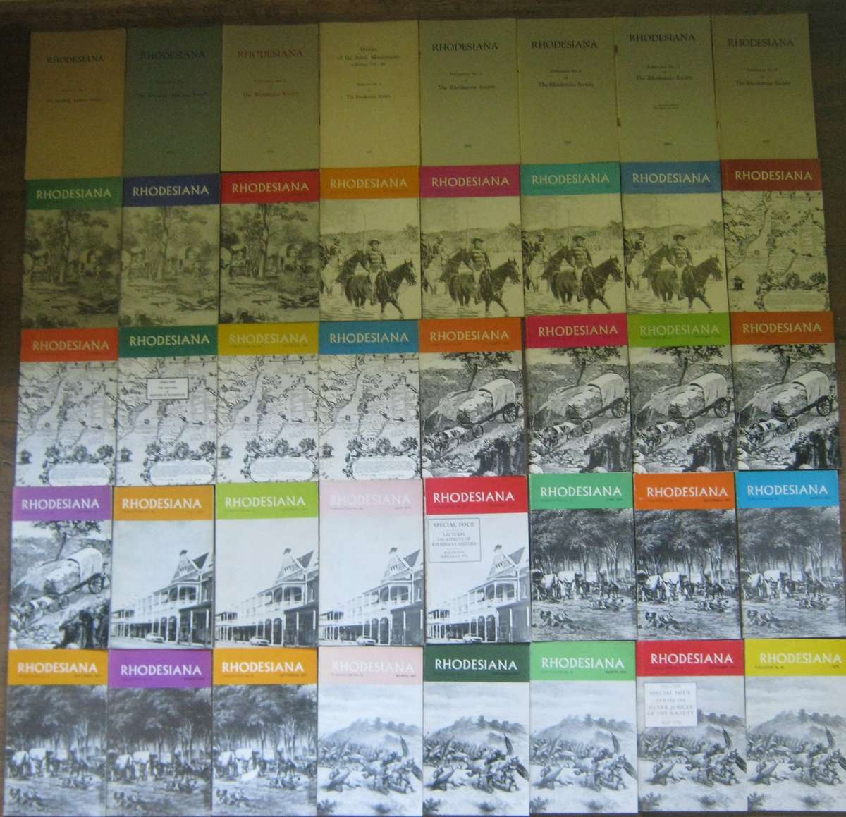 Full Set of 40 Rhodesiana Journals 1956 - 1979