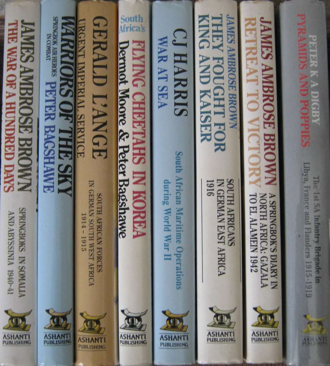 South Africans At War Series  8 Volumes