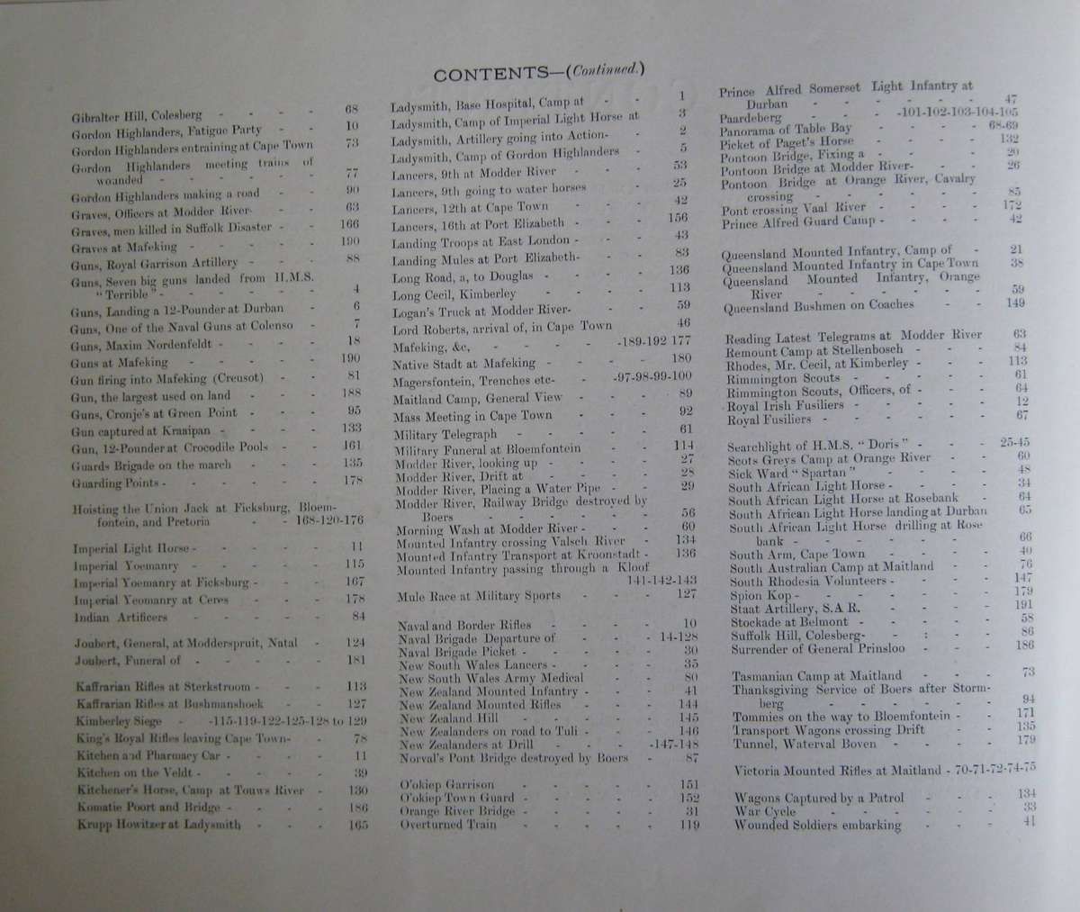 Anglo-Boer War 1899-1900 Picture Record of the Movements of the British, Colonial and Boer Forces