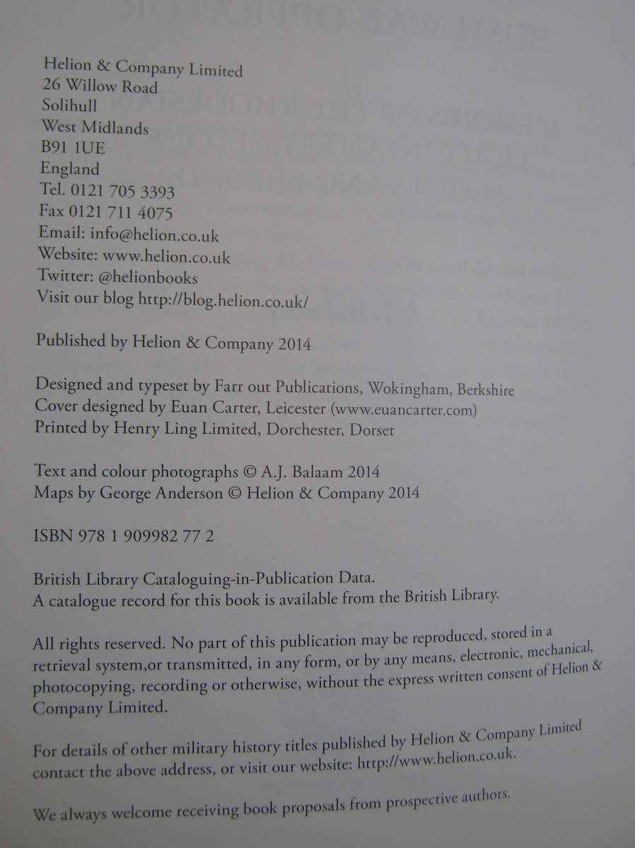 Bush War Operator Memoirs of the Rhodesian Light Infantry, Selous Scouts and Beyond A J Balaam