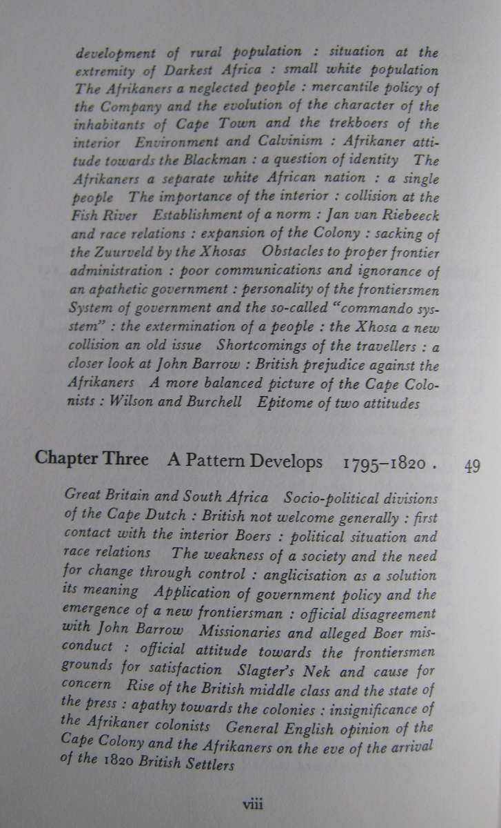 The Afrikaner - as Viewed by the English 1795-1854 M Streak